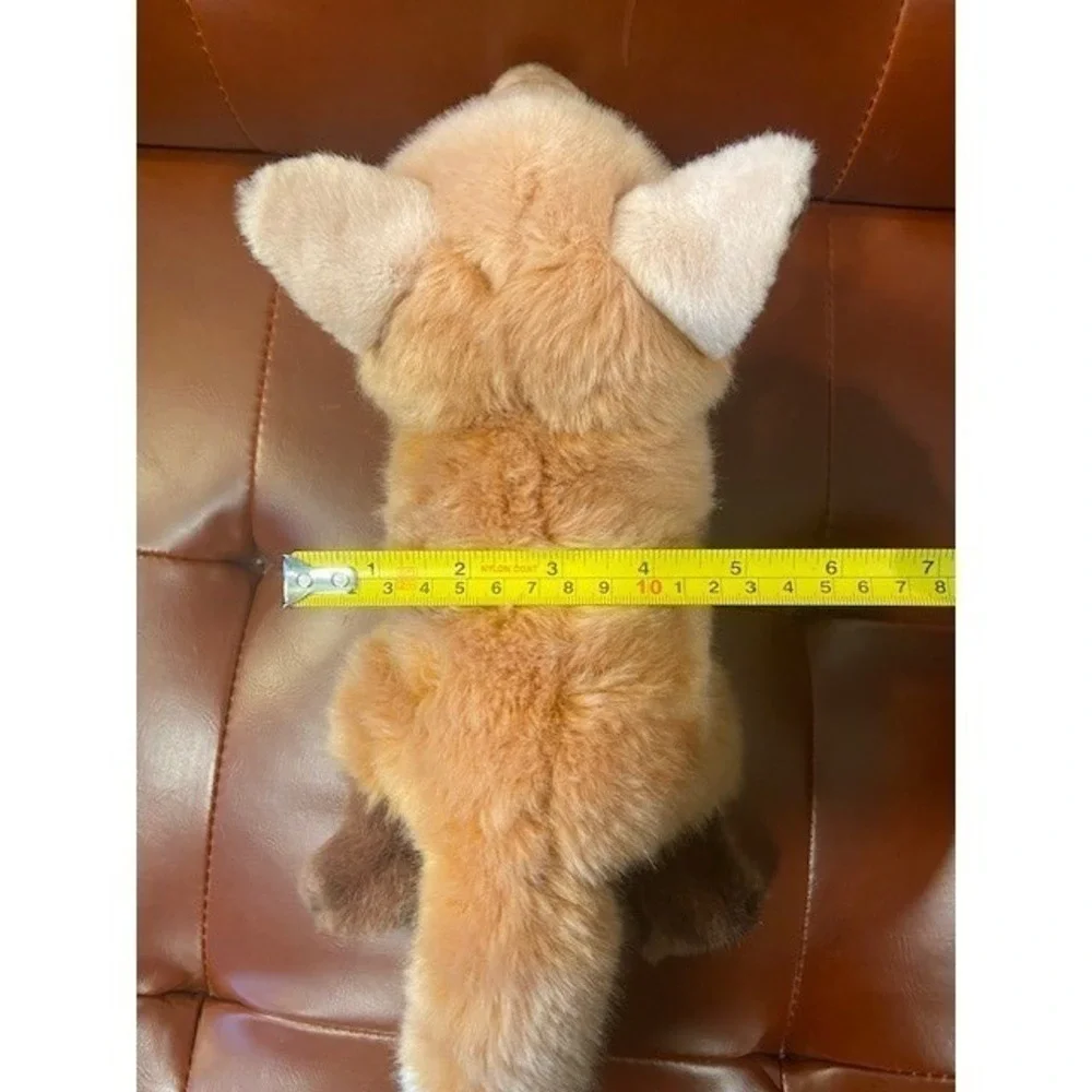 Aurora Miyoni Red Fox Plush Stuffed Animal Realistic Orange White 15 Inch